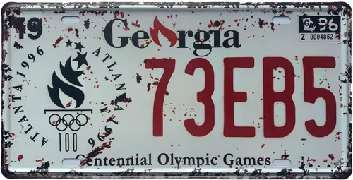 Miniatura 30 de Placa de matrícula de Wyoming de aluminio, placa decorativa de automóvil novedosa, placas de matrícula de 12"x6" para el frente del automóvil, placa