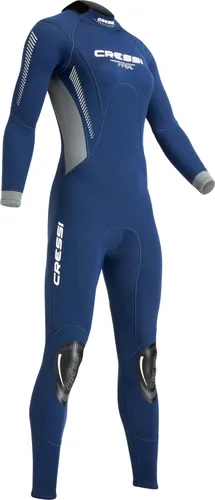 Cressi Traje de neopreno completo para mujer con cremallera trasera para buceo y actividades acuáticas - Rápido 0.118 in: diseñado en Italia