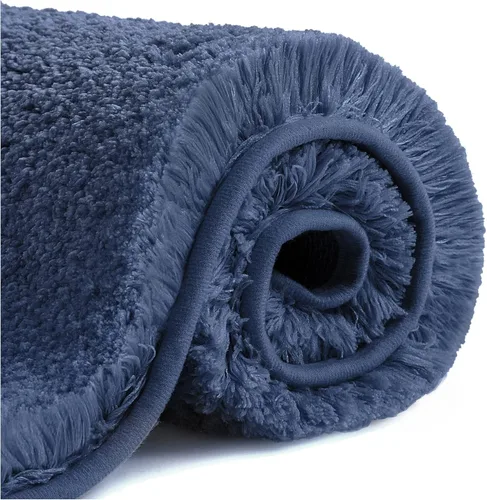 Miniatura 37 de VANZAVANZU Alfombras de Baño Antideslizantes Ultra Suaves Absorbentes de Microfibra Esponjosas Gruesas Alfombras de Baño Lavables a Máquina Gris