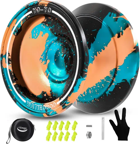 Miniatura 7 de Yoyo de metal W07 de doble modo: yoyo sensible y no sensible, una opción para niños y adultos, adecuado para principiantes y jugadores avanzados