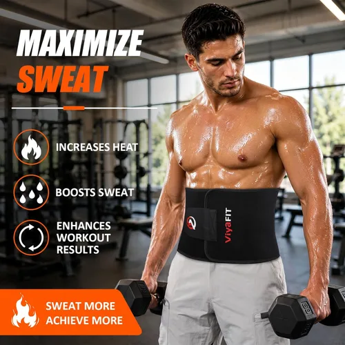 Miniatura 2 de Viyafit Cinturón Reductor de Cintura, Entrenador de Cintura Premium para Mujeres y Hombres