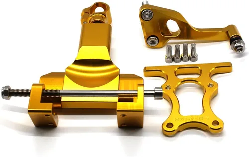 Miniatura 5 de FXCNC Racing motocicleta CNC amortiguador de dirección estabilizador amortiguador de montaje kit compatible con MT07 FZ07 MT-07 FZ-07 2014-2019