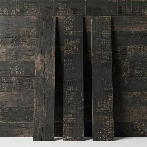 Miniatura 13 de BarnwoodUSA Tablones de madera recuperada real - Paneles de encaje para arriba fáciles con clavos para panelado de pared de madera rústica