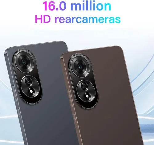 Miniatura 7 de Smartphone desbloqueado con pantalla HD de 6.56 pulgadas, 2 GB de RAM 32 GB ROM (ampliable hasta 128 GB), teléfono Android Dual SIM, cámara de 2