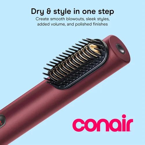 Miniatura 2 de Infiniti PRO CONAIR - Varita de secado de cabello 5 en 1, alisadora y estilizadora, secador de pelo digital todo en uno con motor iónico, incluye 4