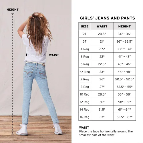 Miniatura 3 de Levi's Pantalones cortos de mezclilla para niña
