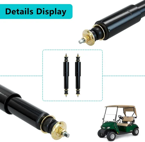 Miniatura 7 de 10L0L Amortiguadores delanteros y traseros para carritos de golf EZGO TXT 1994+, reemplaza OEM# 76418-G01, 70248-G01, 70324-G01, 76419-G01-2 PCS