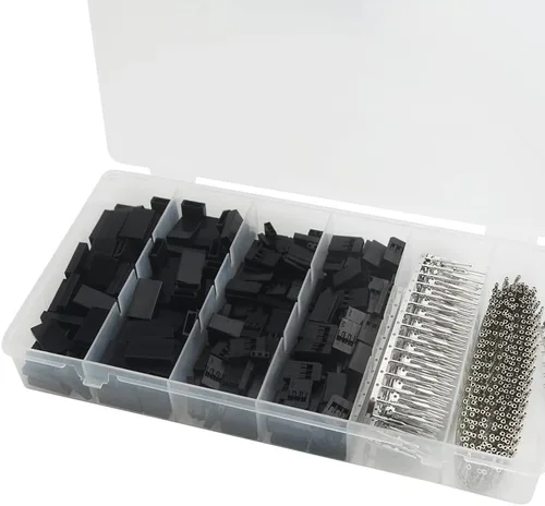 Miniatura 7 de WMYCONGCONG 900 unids servo conector servo cable conector macho hembra pin kit para Futaba estilo servo conector