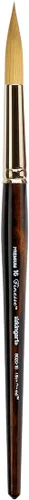 Miniatura 17 de KINGART Premium Finesse 8020-14 Ultra Round Series - Brocha para artista, pelo sintético Kolinsky Sable, mango corto, acuarela y pinturas al óleo