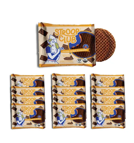 Miniatura 12 de Stroop Club Stroopwafel de Caramelo Orgánico Infusionado con Chai Indulgencia Vegana, a Base de Plantas y Aprobada por los Holandeses - 24
