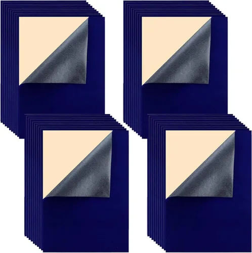 Miniatura 9 de Mesheshe 10 piezas de fieltro autoadhesivo, tela autoadhesiva para arte y manualidades, fieltro para cajones y cajas de joyería, forro de fieltro