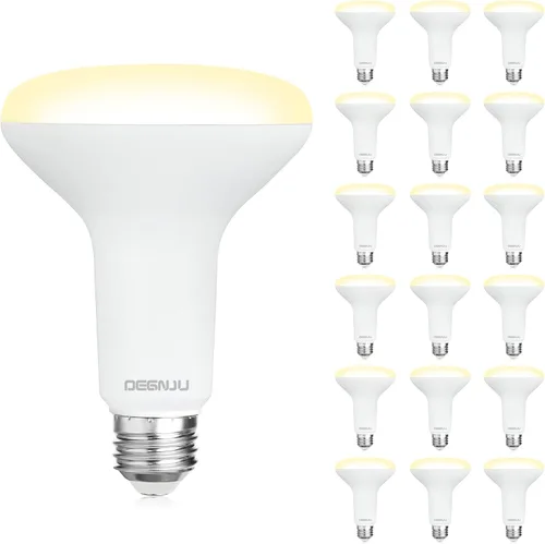 Miniatura 23 de DEGNJU Paquete de 6 bombillas LED empotradas BR30, bombillas de inundación regulables para interiores, CRI80 7 W, equivalente a 65 W, 2700 K, blanco