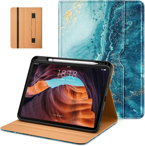 Miniatura 32 de DTTO Funda para iPad (A16) 11ª Generación de 11 Pulgadas 2025, Funda para iPad 10ª Generación de 10.9 Pulgadas 2022, Funda de Soporte Folio de Blanco
