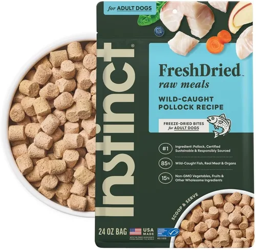 Miniatura 14 de Instinct Comidas crudas liofilizadas, alimento seco natural para perros, sin granos, cordero alimentado con hierba, bolsa de 24 onzas