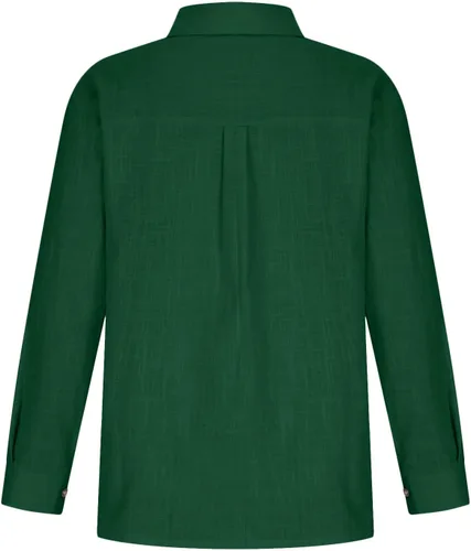 Miniatura 70 de SMIDOW Camisa de algodón y lino con botones para mujer