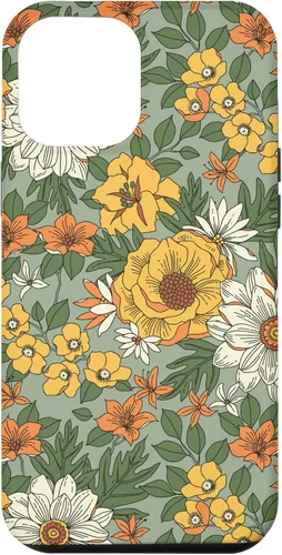 Miniatura 25 de Funda para iPhone 12 mini flores silvestres amarillas flores de verano botánico floral