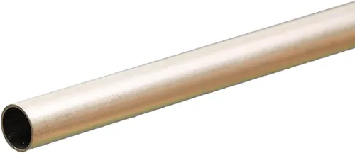 K&S 8106 - Tubo redondo de aluminio de metales de precisión - 1/4 pulgadas de diámetro exterior x 0.014 pulgadas de pared x 12 pulgadas de largo -