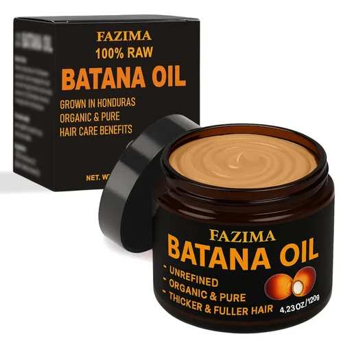 Aceite de batana crudo para el crecimiento del cabello, 100% puro y sin refinar de Honduras, aceite orgánico para el cabello para prevenir la