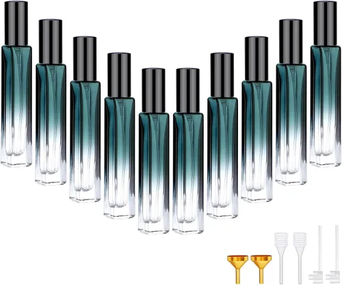 Miniatura 21 de Segbeauty 5 Pack de botellas de spray de vidrio rellenables de 10 ml para perfume, botella de colonia de niebla fina mini vacía de viaje de 10 ml