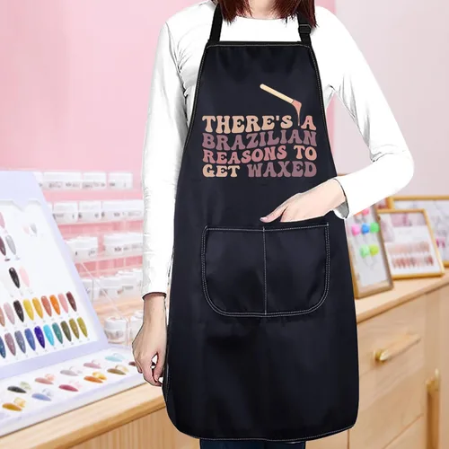 Miniatura 7 de CENWA Delantal de esteticista para técnico de uñas, jefe de cera, salón de cosmetología, especialista en cuidado de la piel, regalo de belleza