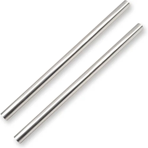 Miniatura 9 de 3 Pulgadas Tubo Recto de Escape Personalizado DIY con Mandril, Longitud de 35 Pulgadas, Mandril Recto de 3'' DE, Acero Inoxidable T304, Ajuste