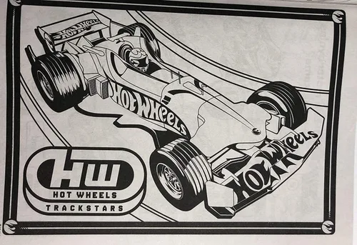 Miniatura 2 de Hot Wheels Libro de actividades y colores Jumbo Go for it