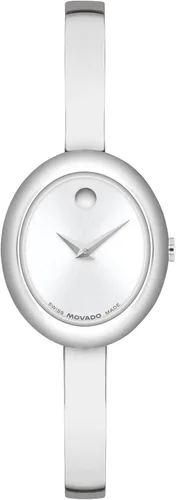 Miniatura 14 de Movado Women's Museum Bangle Watch – Swiss Quartz – 21 mm Case – Classic Stainless Steel Bracelet – Gift for Her