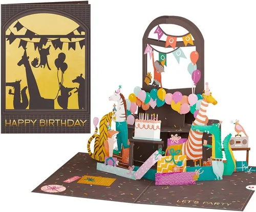 Miniatura 10 de Lovepop Tarjeta desplegable de cumpleaños con luces LED para ella y él – Tarjetas de felicitación 3D iluminadas para niños, niñas, hombres y mujeres