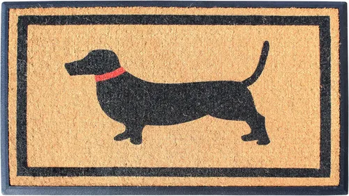 Miniatura 27 de A1HC Tapete para Puerta de Fibra de Coco Natural y Caucho, 30"x48" – Grueso, Duradero, Resistente, Anti-Desprendimiento, Resistente a
