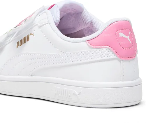 Miniatura 2 de PUMA Tenis unisex Smash 3.0 de cuero con velcro para niños