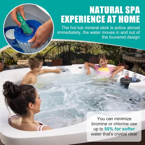Miniatura 5 de Filter Mate - Repuesto de varilla mineral para rana, inserto de cartucho de 4 meses para jacuzzis y spas de agua dulce, se adapta a la mayoría