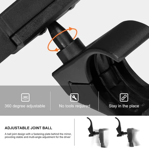 Miniatura 7 de KIWI MASTER Espejos retrovisores centrales y laterales para Honda Talon 1000R 1000X 1000X4 1000R4 2019-2025 Accesorios Espejos retrovisores Espejos