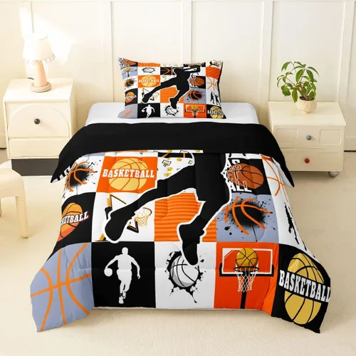 Miniatura 9 de Juego de edredón de caricaturas de autos para adolescentes, juego de ropa de cama de transporte urbano, ropa de cama para decoración del hogar