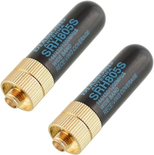 Miniatura 9 de SRH805S SMA-F - Antena de doble banda hembra, 2.0 in SRH805S Walkietalkie UV Dual Antena para GT-3 UV-5R BF-888s Radio