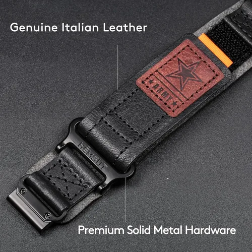 Miniatura 6 de Compatible con la Correa de Reloj Garmin, Correa Deportiva de Nylon Super Resistente con Diseño de Bucle Tejido, Banda de Reemplazo Dura