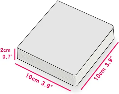 Miniatura 5 de Cuaderno de bocetos de acuarela, 3.9 x 3.9 pulgadas, portátil, cuadrado, mini cuaderno de acuarela, 62 páginas, papeles de dibujo texturizados