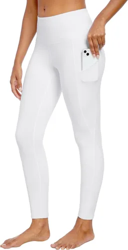 Miniatura 30 de Ewedoos - Leggings con bolsillos para mujer, de talle alto, pantalones de yoga, pantalones de entrenamiento, con levantamiento de glúteos