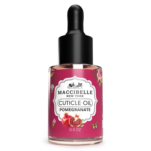 Aceite para cutículas Maccibelle 0.5 onzas para cutículas secas y agrietadas (Granada)
