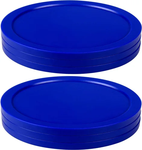 Miniatura 2 de Discos de hockey de aire de 3 1/4 pulgadas, paquetes de objetivos de tamaño completo, accesorios de repuesto para mesas de juego (6 piezas)