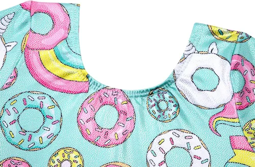 Miniatura 50 de EQSJIU Leotardo de baile de manga larga para niñas, vestido de ballet brillante con copo de nieve, tutú con falda tutú para niñas