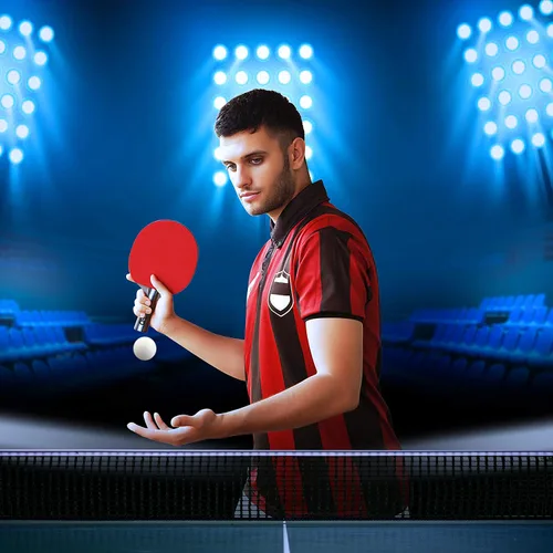 Miniatura 6 de Apex - Paletas de ping pong de carbono Palas de tenis de mesa profesionales con fibra de carbono, goma de primera calidad y funda protectora