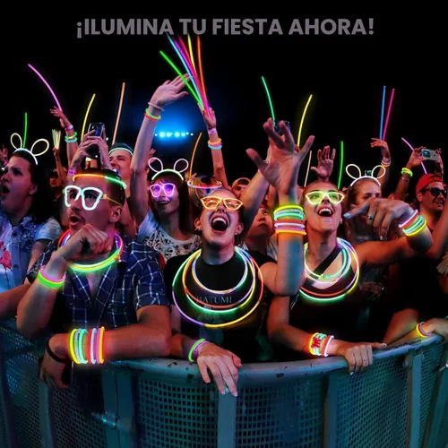 Miniatura 6 de BUDI 467 piezas de palos brillantes para fiestas para niños y adultos, suministros de fiesta que brillan en la oscuridad, accesorios para el 4