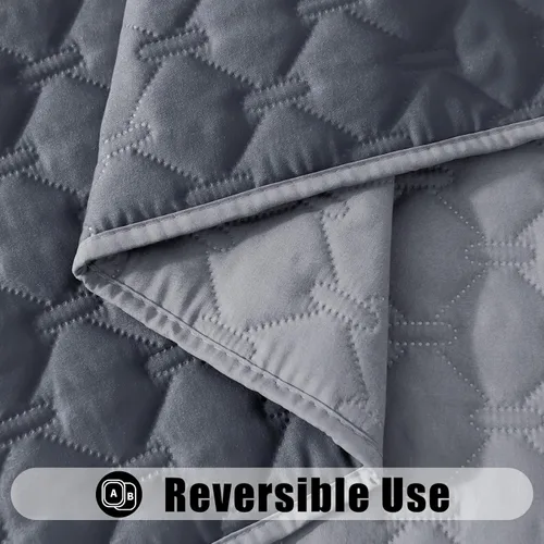 Miniatura 3 de Smiry Manta Impermeable para Cama de Perro, Manta Suave Reversible para Mascotas, Funda Lavable a Prueba de Fugas para Gatos y Perros para Sofá