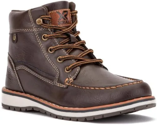 Miniatura 2 de Xray Footwear Boy's Boot, Lace up, Thermoplastic rubber (TPR) Outsole, Moc-Toe, flat sole.