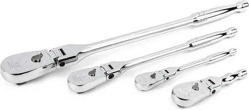 Miniatura 3 de GEARWRENCH - Juego de 4 piezas de trinquete con mango flexible, 84 dientes - 81230A-07