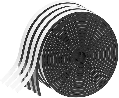 Miniatura 42 de Tira de Sellado Meteorológico para Puertas, Tira de Sellado para Puertas y Ventanas, 1 Pulgada x 1/8 Pulgada x 33 Pies, Cinta de Aislamiento