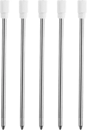 Miniatura 7 de DUNBONG Bolígrafo Metal D1 Recambio para Bolígrafo Multifunción, Paquete Negro de 5 Piezas (Negro)