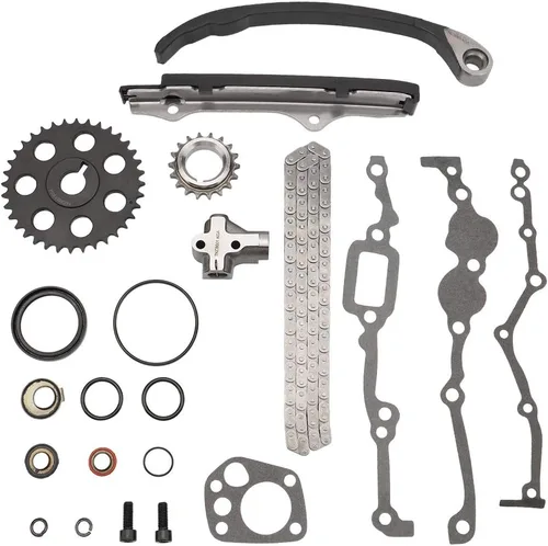 Kit de cadena de distribución MAYASAF para motor Nissan 1990-94 D21/ 95-97 PICKUP/ 89-90 240SX/ 90-92 Stanza/ 90 Axxess, motor KA24E 2.4L L4