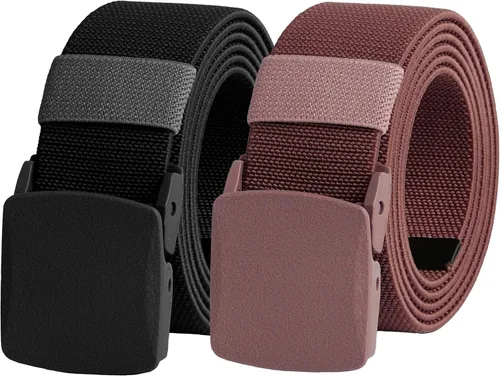 Miniatura 44 de UNGGJKB Men's Tactical Belt, Nylon Casual Elastic Belt, Work Belt That Can Be Cut And Adjusted