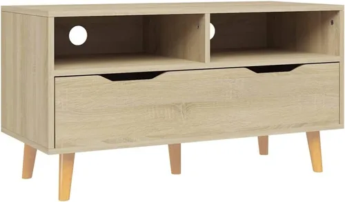 Miniatura 2 de TV Cabinet Sonoma Oak Engineered Wood Medium TV Cabinet Entertainment Center